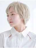 【La fith】ハンサムショート×ハイトーンカラー