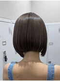 前下がりボブ×透明感ブラウン　【戸塚/戸塚駅】