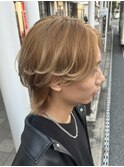 メンズウルフカットでヘアメイク♪あゆむ