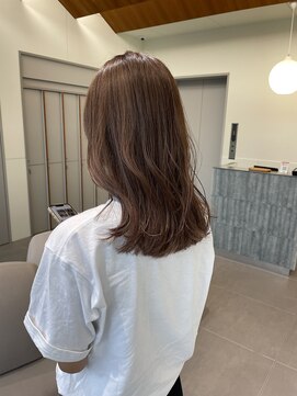 ローレンアオ(LOREN AO) ミルクティベージュオリーブダブルカラーラベンダー