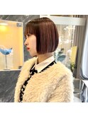 個性派ミニボブ