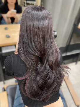 アリュウル 表参道(ALLURE) ブリーチなし！ラベンダーピンクカラー◯伊藤