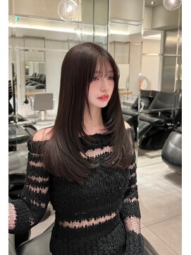 ノク(nok) フェイスレイヤー_メルティカラーフェミニンロング