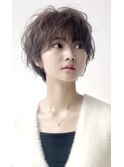 40代50代60代ニュアンスウェーブマッシュショート