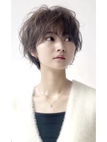 マッシュアンドマッシュアヴェダ ららぽーと福岡店(mash&mash AVEDA)&nbsp;40代50代60代ニュアンスウェーブマッシュショート