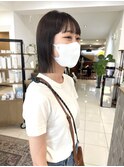 ぱつっとタッセルボブ