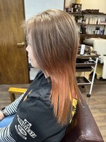 ルーム(ROOM)&nbsp;【ROOM】グレーとオレンジのお洒落グラデーションカラー！