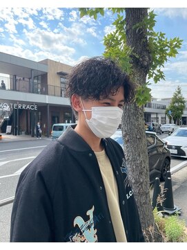 チャプター 問屋町(chapter) 波巻きパーマ波巻きスパイラルパーマツイストスパイラルマッシュ