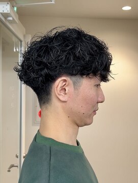 サロンドジョー(salon de joe) メンズパーマツイストスパイラルパーマシャドウパーマショート