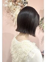 サロン ド ユーア(salon de yuua)&nbsp;salon de yuua  タッセルボブ/オリーブブラウン