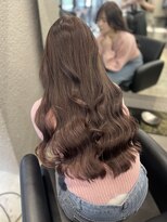 ペレ 栄 アネックス(PELE栄ANNEX) 韓国 くびれロング レイヤー ワンホンヘア 小顔前髪