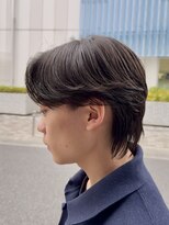 オーガニック アトリエ 大宮(organic+atelier)&nbsp;韓国風ニュアンスパーマ2wayセンターパートマッシュウルフ