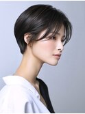 ☆ホワイトグレージュミニウルフデジタルパーマチェリーブラウン