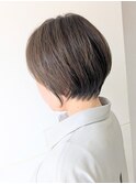 ホワイトグレージュデジタルパーマミニウルフ天王町HA618
