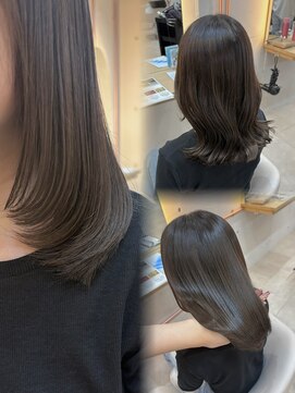 エル 新小岩(elu) #ブリーチなしでできる大人っぽグレージュ