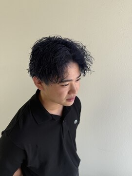 ゴットフロー(GOTTO FLOW) ツイスパ/センターパート/ブルーブラック/ツイストスパイラル