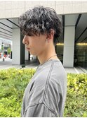 波巻きパーマ