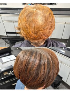 ナチュル 【施術例】ノンジアミンヘナカラーコース