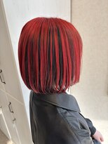 ジェリカヘアー サンフラワー通り(Jlica hair)&nbsp;アンブレラカラー／ビビッドレッド