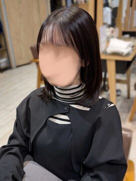 プラグ バイ ネオリーブ(plug by neolive) ミディアムレイヤーカット×髪質改善[髪質改善/縮毛矯正/韓国]T