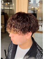 エッジ(EDGE)&nbsp;大分メンズ刈り上げマッシュツイストスパイラルパーマスタイル