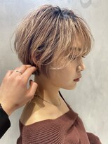 アース コアフュールボーテ 柏崎店(EARTH coiffure beaute) 大人可愛い小顔ショートレイヤー