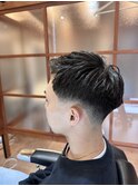 MEN’S/リバースセンターパート/ニュアンスパーマ/海浜幕張