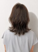 20代30代40代ダークアッシュブラウンくびれレイヤー