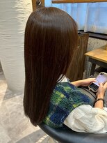 ヘアリゾート粋 トゥジュ 池袋東口店(tujuh)&nbsp;透明感ブラウン/レイヤーカット/ストレート