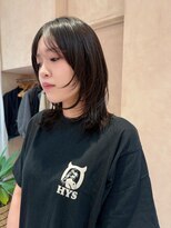 オン キャナルシティ博多前店(on) 【晴音】ミディアムウルフ/ミディアム/レイヤー/20代