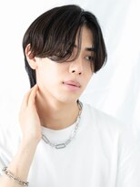 メンズヘア ビーセカンド 草加店(MENS HAIR B-2) ナチュラルブラックメンズカット韓国風ニュアンスウルフf草加