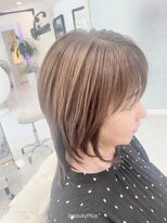hanz.hair【ハンズヘアー】髪質改善/縮毛矯正/ハイライト/メテオカラー&nbsp;ウルフベース　レイヤーロブ