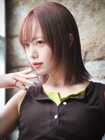 カライング(ing) 大人可愛い顔周りレイヤーボブウルフカットミディアム◎20代30代