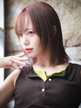 カライング(ing) 大人可愛い顔周りレイヤーボブウルフカットミディアム◎20代30代