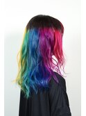 レインボーグラデーションカラー♪