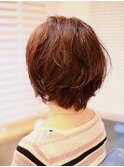 【赤羽リビーチ】美フォルムショートボブのニュアンスパーマ