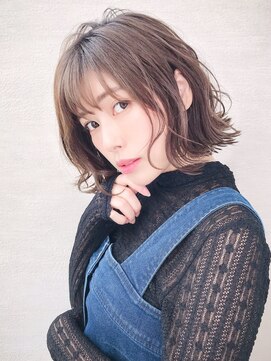 ルシード スタイル オルガ(LUCIDO STYLE Orga) キュートな前髪切りっぱなしボブ