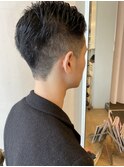 バーバー風刈り上げカット