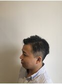 七三オールバックスタイル