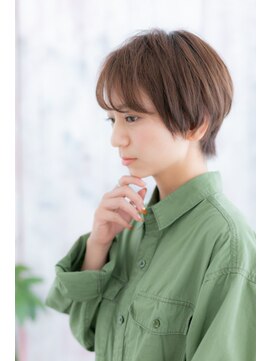 ミック ヘアアンドビューティー 大山店(miq  Hair&Beauty) ニュアンスカラーでカジュアル☆前下がりショートウルフb