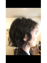 カミリー(Kamily)&nbsp;#艶と束感！産後の産毛を活かした前髪からのミニボブパーマ