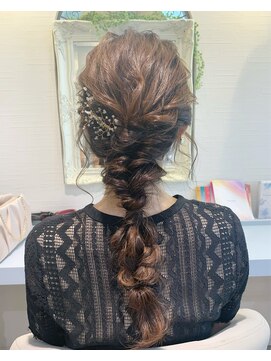 ラ ブランシュ 大宮(La Blanche) マロンベージュかきあげAラインボブ韓国小顔ショートグレージュ