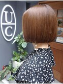 大人 ナチュラル 顎ライン コンパクトボブ uiic umeda sachi