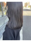 透け感グレージュ