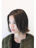 切りっぱなしボブ・バレヤージュ