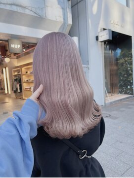 ベレーザシェルト(Beleza scelto) ショコラピンクベージュ_ブリーチ2回