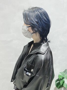 ビューティーマーケット アングゥ イオンモール名取(BEAUTY MARKET ungu) ブルーブラックウルフ