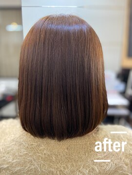 アキコ(AKIko) 透明感UPで春色ボブスタイル/20代/30代/40代