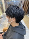 メンズ大人気！セット楽ちんツイストスパイラルパーマ