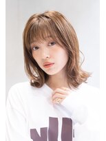 アルテ(ARTE)&nbsp;【ARTE表参道/青山】モテ髪ミディアム×ブリーチなし透明感